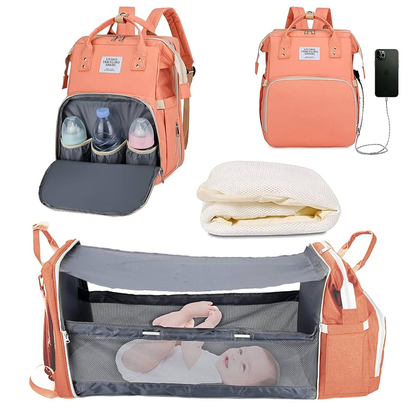 Sac à langer portatif | Berceau de voyage BabyNappy™ - Banks Barthelemy