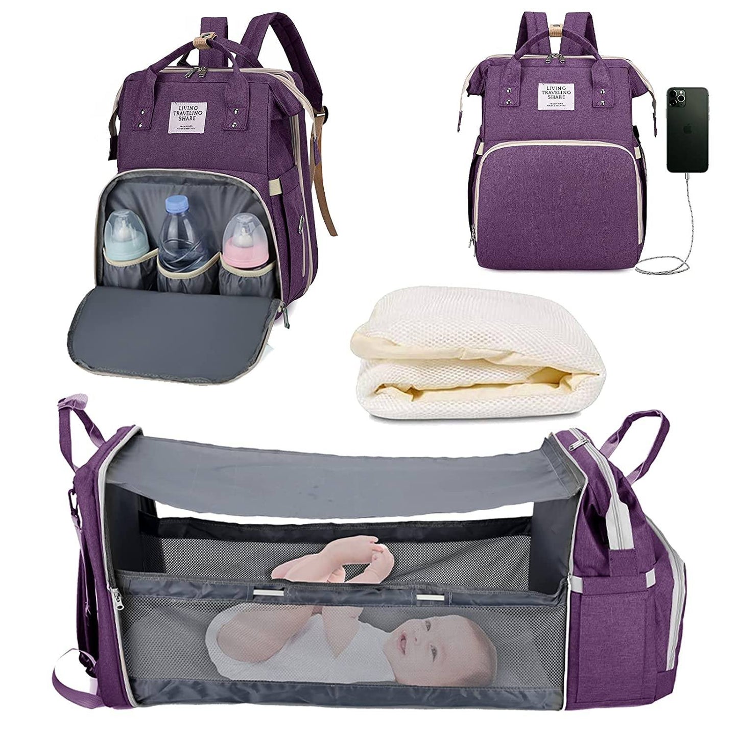 Sac à langer portatif | Berceau de voyage BabyNappy™ - Banks Barthelemy