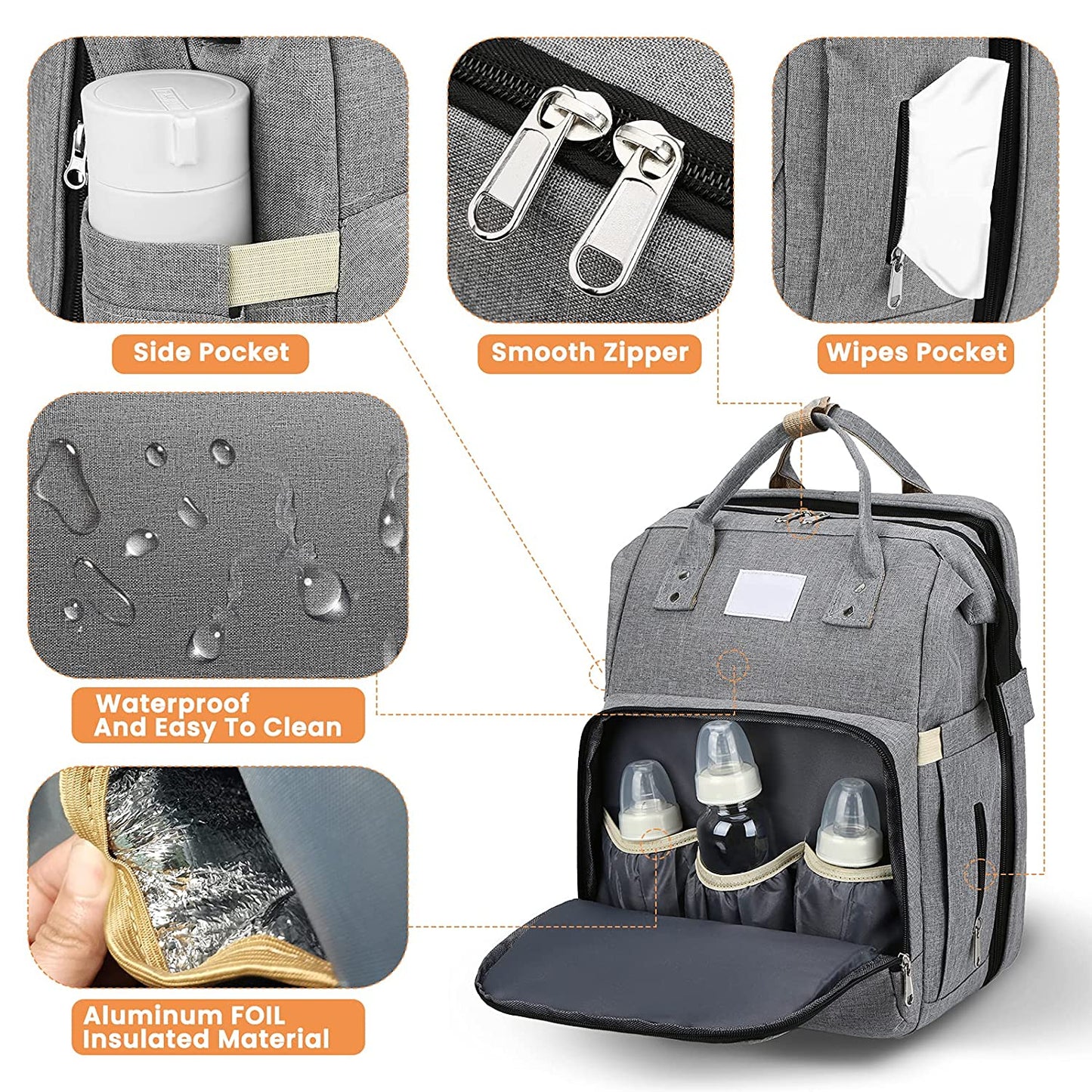 Sac à langer portatif | Berceau de voyage BabyNappy™ - Banks Barthelemy