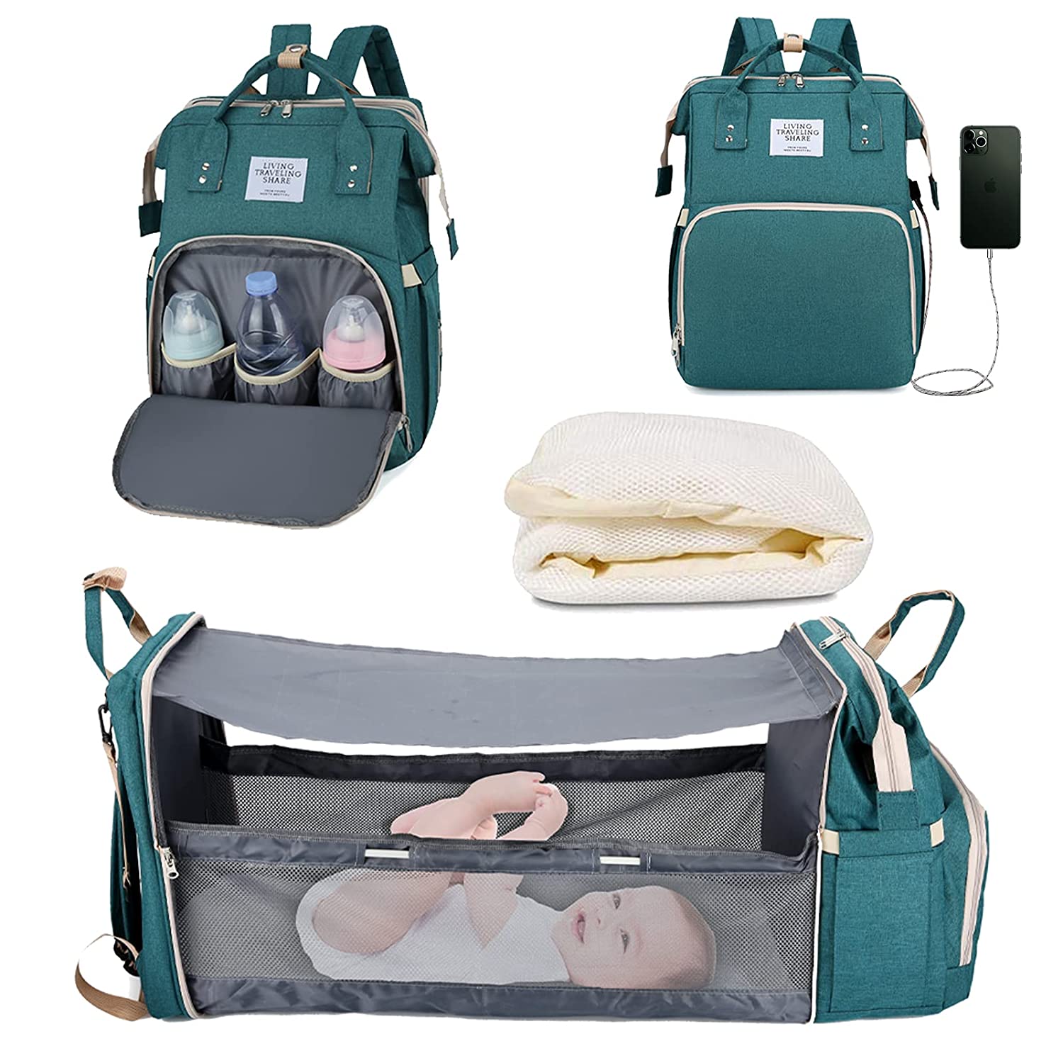 Sac à langer portatif | Berceau de voyage BabyNappy™ - Banks Barthelemy